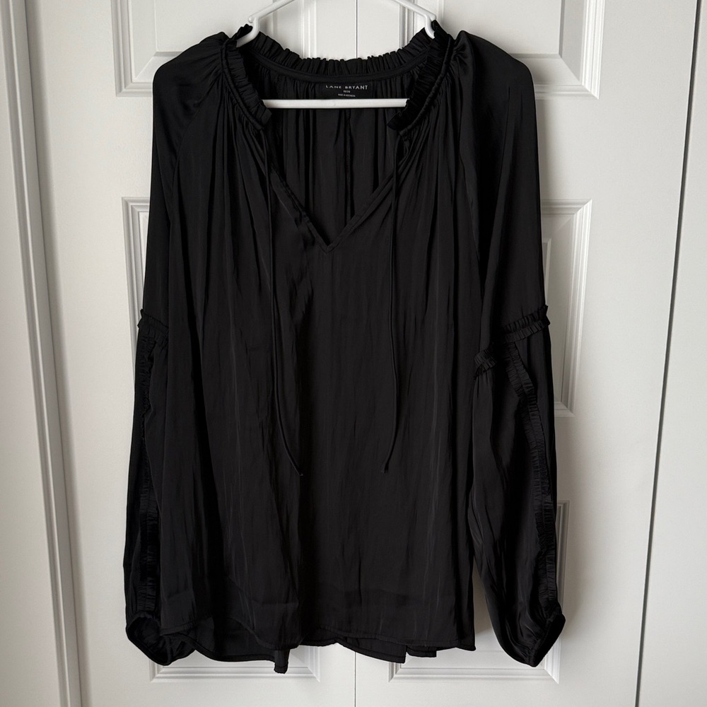 LANE BRYANT // SILKY BLOUSE